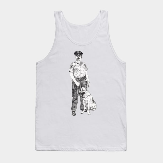 NYPD K-9 Tank Top by paulnelsonesch